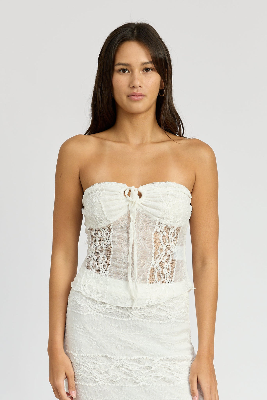 Ivory Zara Tube Top