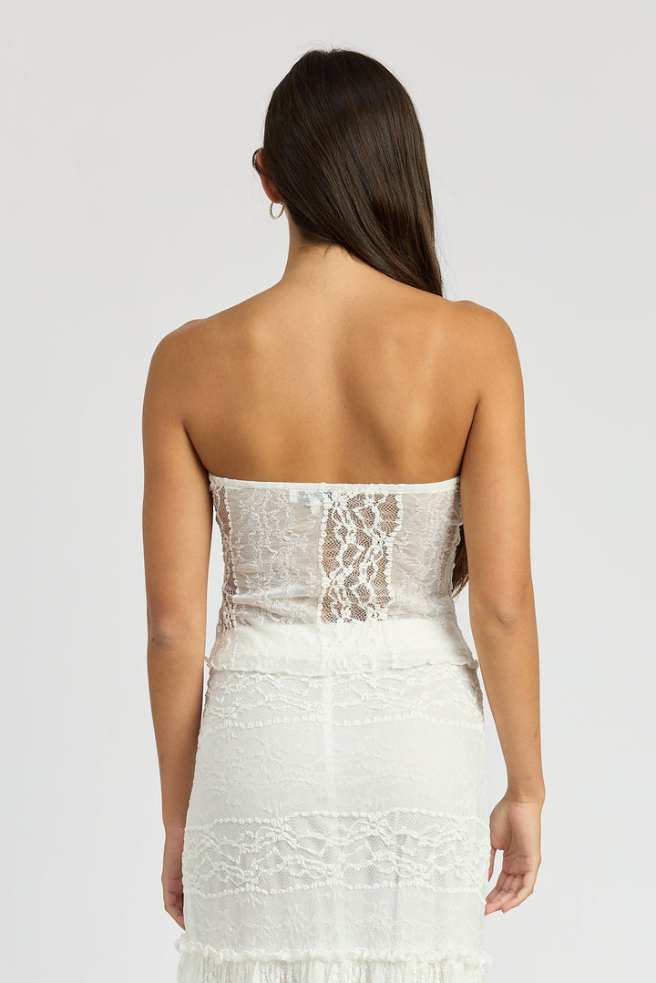 Ivory Zara Tube Top
