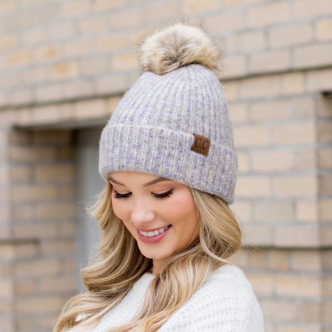 C C® Cozy Marled Pom Beanie