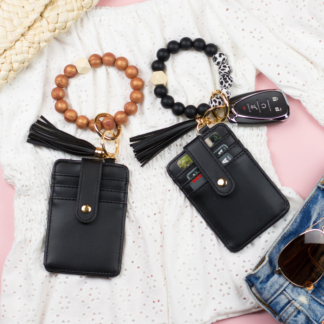 Silicone Key Ring Wallet Bracelet 1