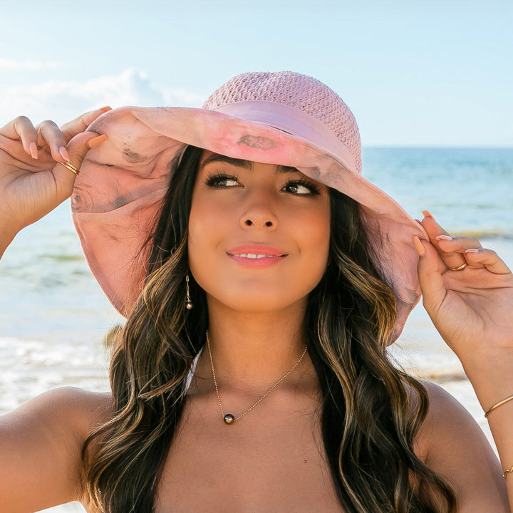 Blush Watercolor Accent Cargo Hat