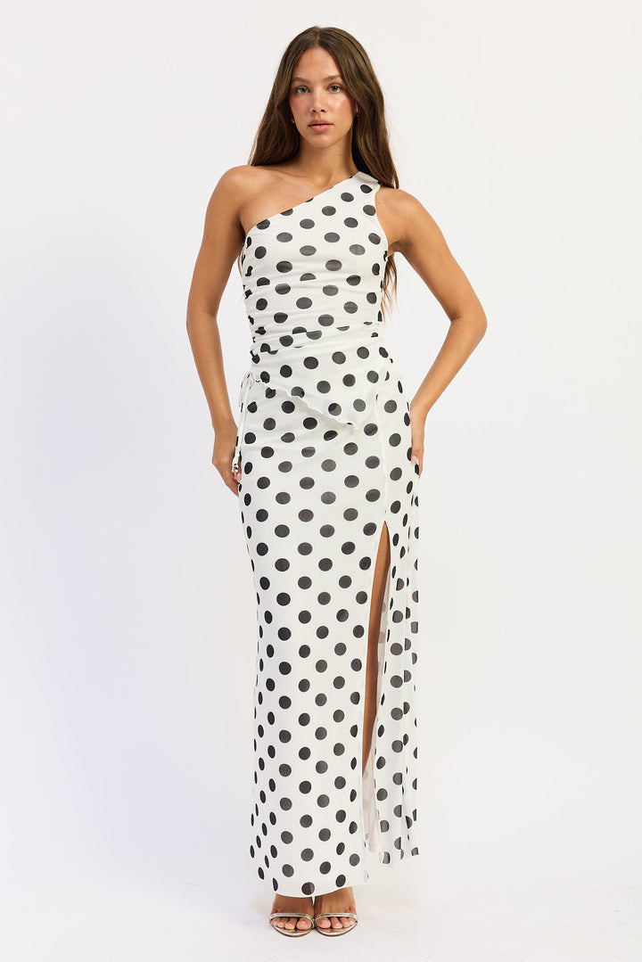 Black White Alessandra Top