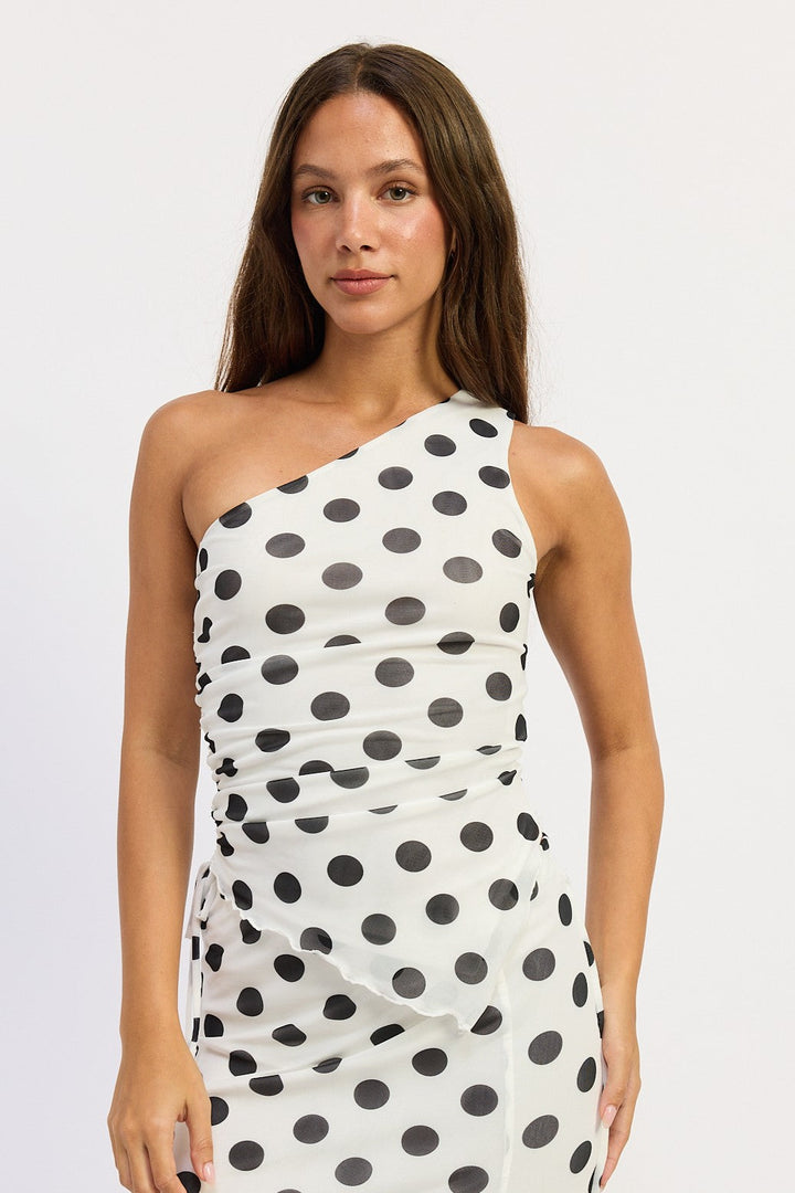 White Black Alessandra Top