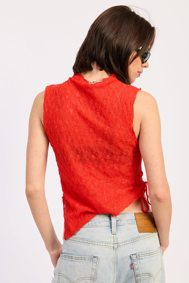 Red Abigail Top