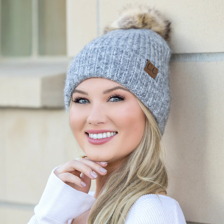 Iris Multi C C® Cozy Marled Pom Beanie