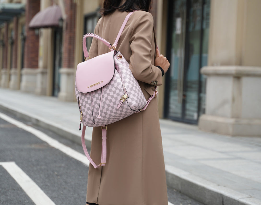 Cognac Brown MKF Collection By Mia K Kimberly Backpack