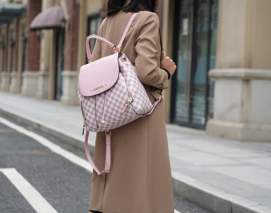 Cognac Brown MKF Collection By Mia K Kimberly Backpack