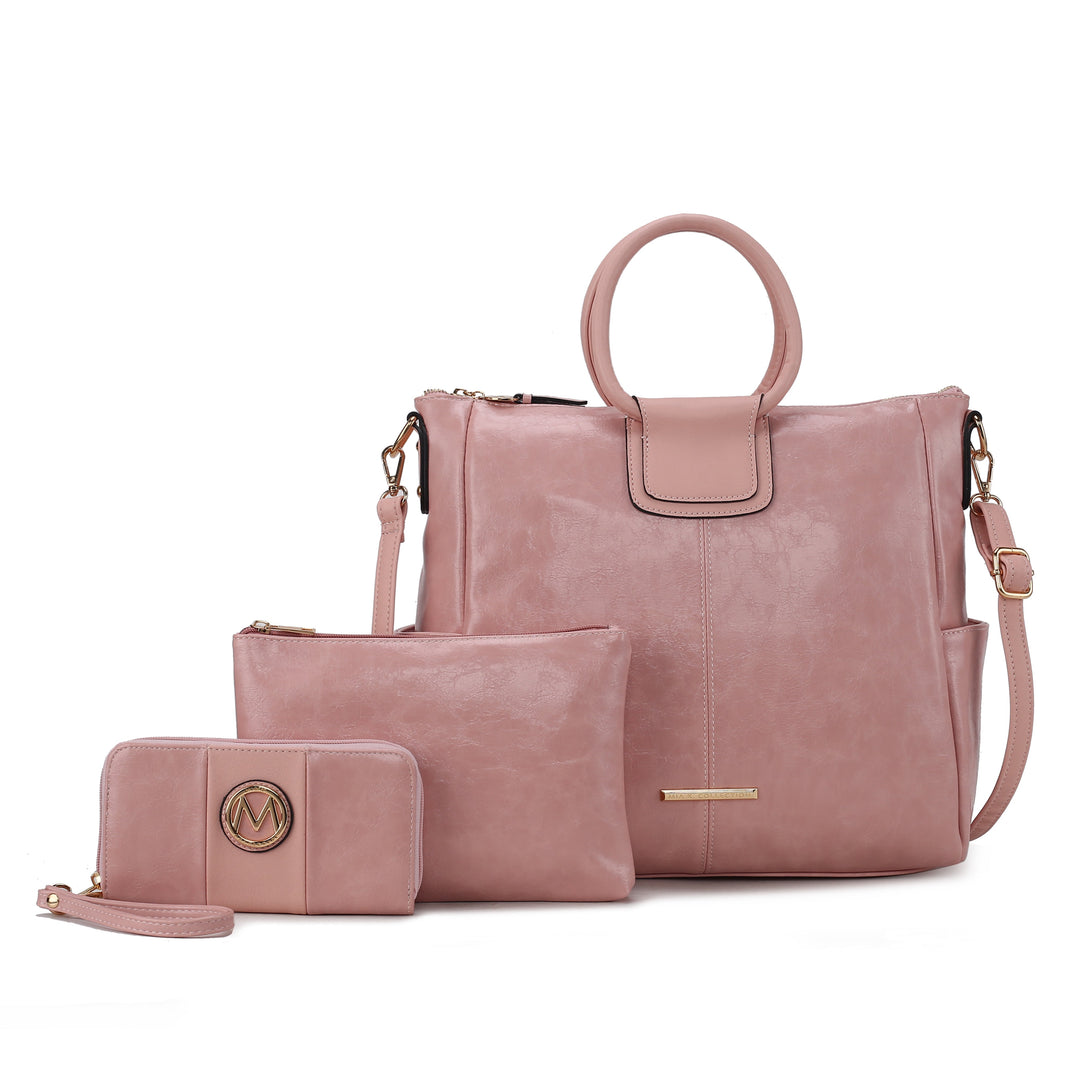 Wine MKF Collection By Mia K Zori Tote And Set