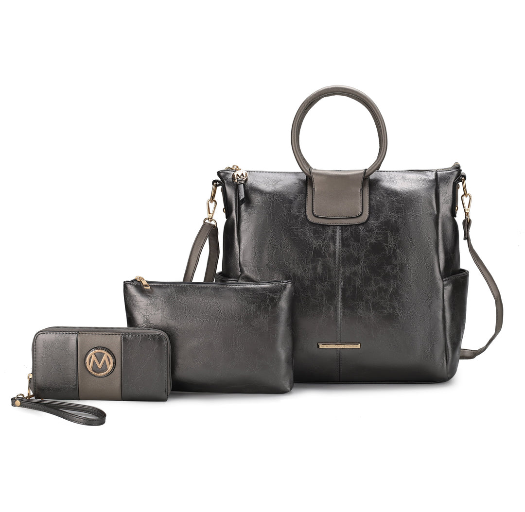 Golden Poppy MKF Collection By Mia K Zori Tote And Set