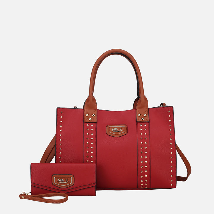Indigo MKF Collection By Mia K Davina Tote Bag And Wallet Set