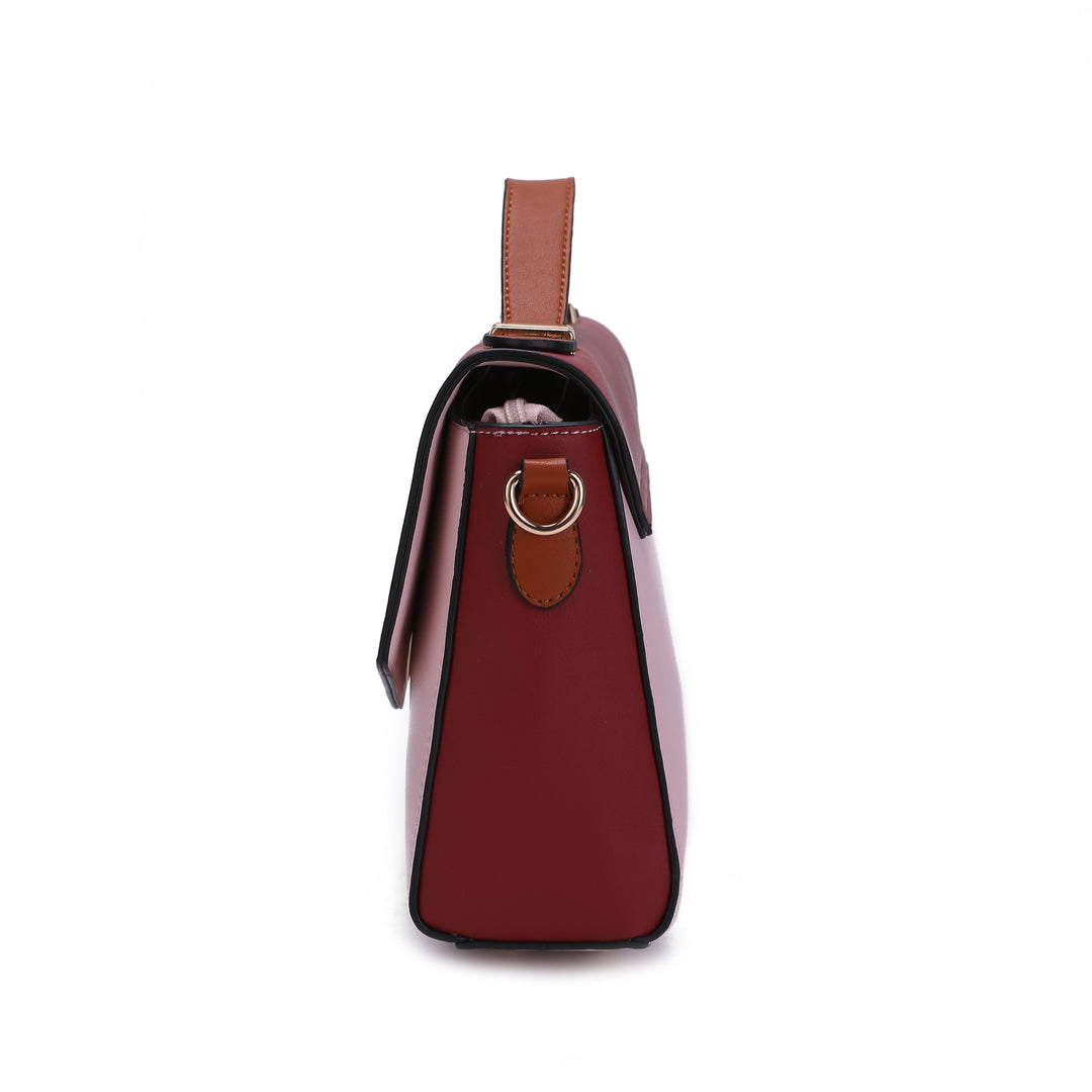 Red MKF Collection By Mia K Zayla Shoulder Bag