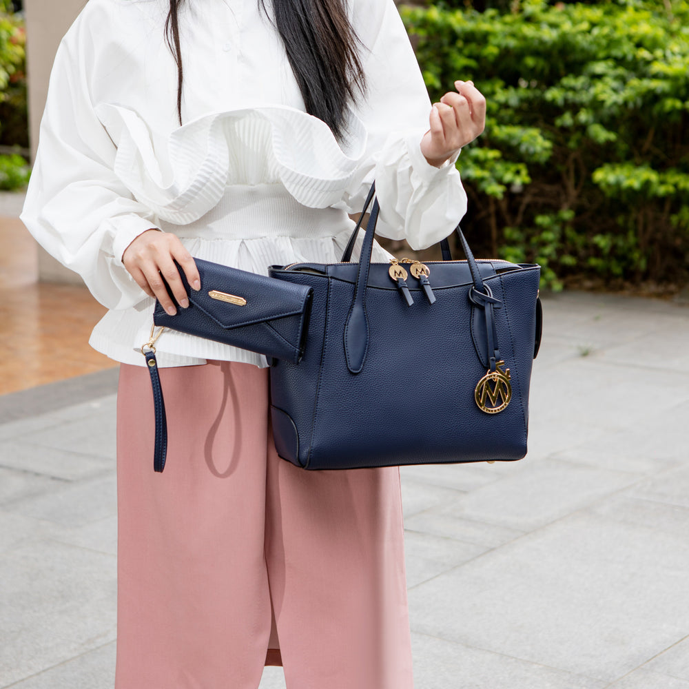 Tawny MKF Collection By Mia K Bruna Tote Bag And Wallet Set