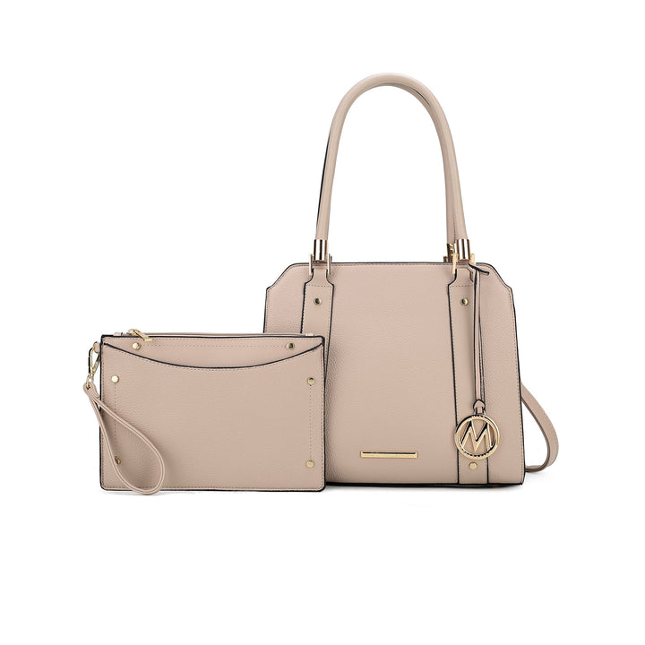 Pink MKF Collection By Mia K Norah Shoulder Bag And Set