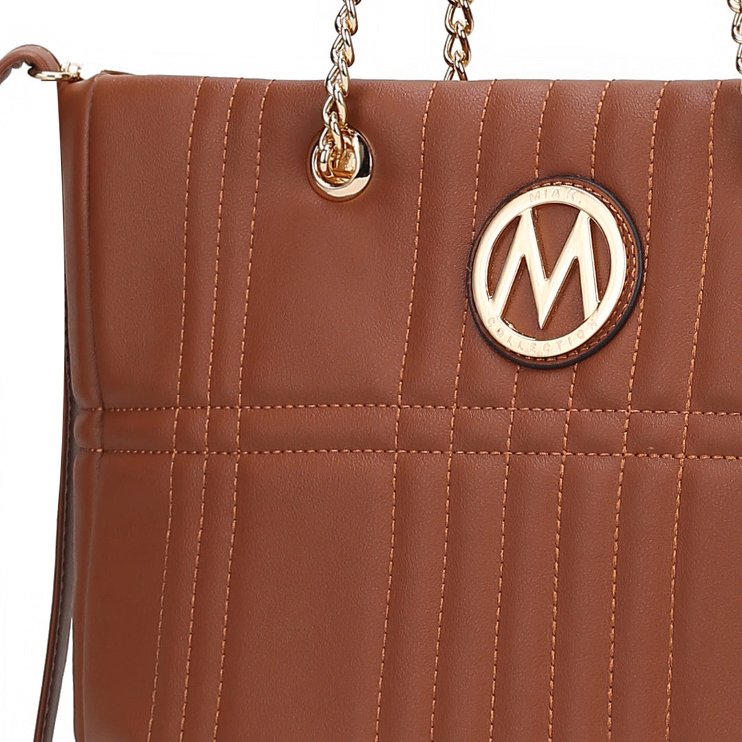 Cognac Brown MKF Collection By Mia K Alyne Tote Bag