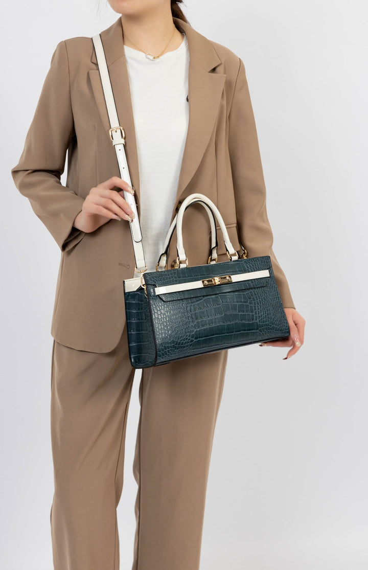 Coffee MKF Collection By Mia K Colby Satchel Bag