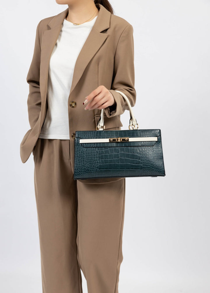 Cognac Brown MKF Collection By Mia K Colby Satchel Bag