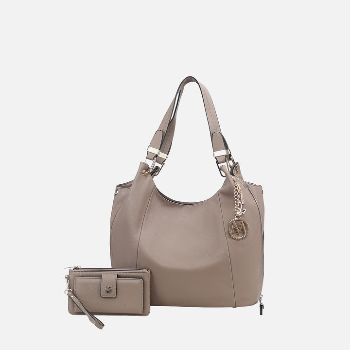 Slate Blue MKF Collection By Mia K Calina Shoulder Bag