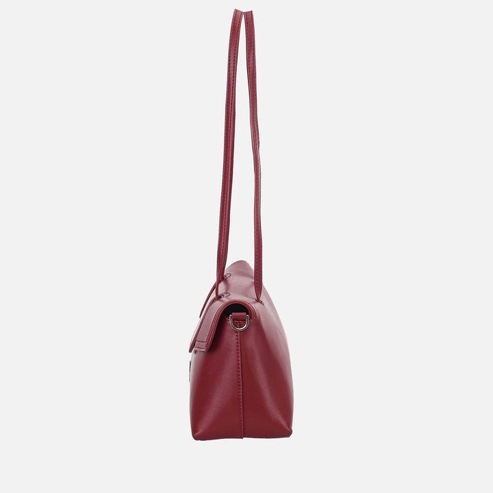 Burgundy MKF Collection By Mia K Kaia Shoulder Bag