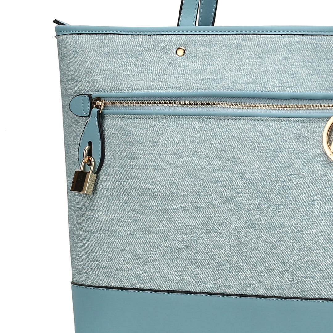 Cognac Brown MKF Collection By Mia K Juno Tote Bag