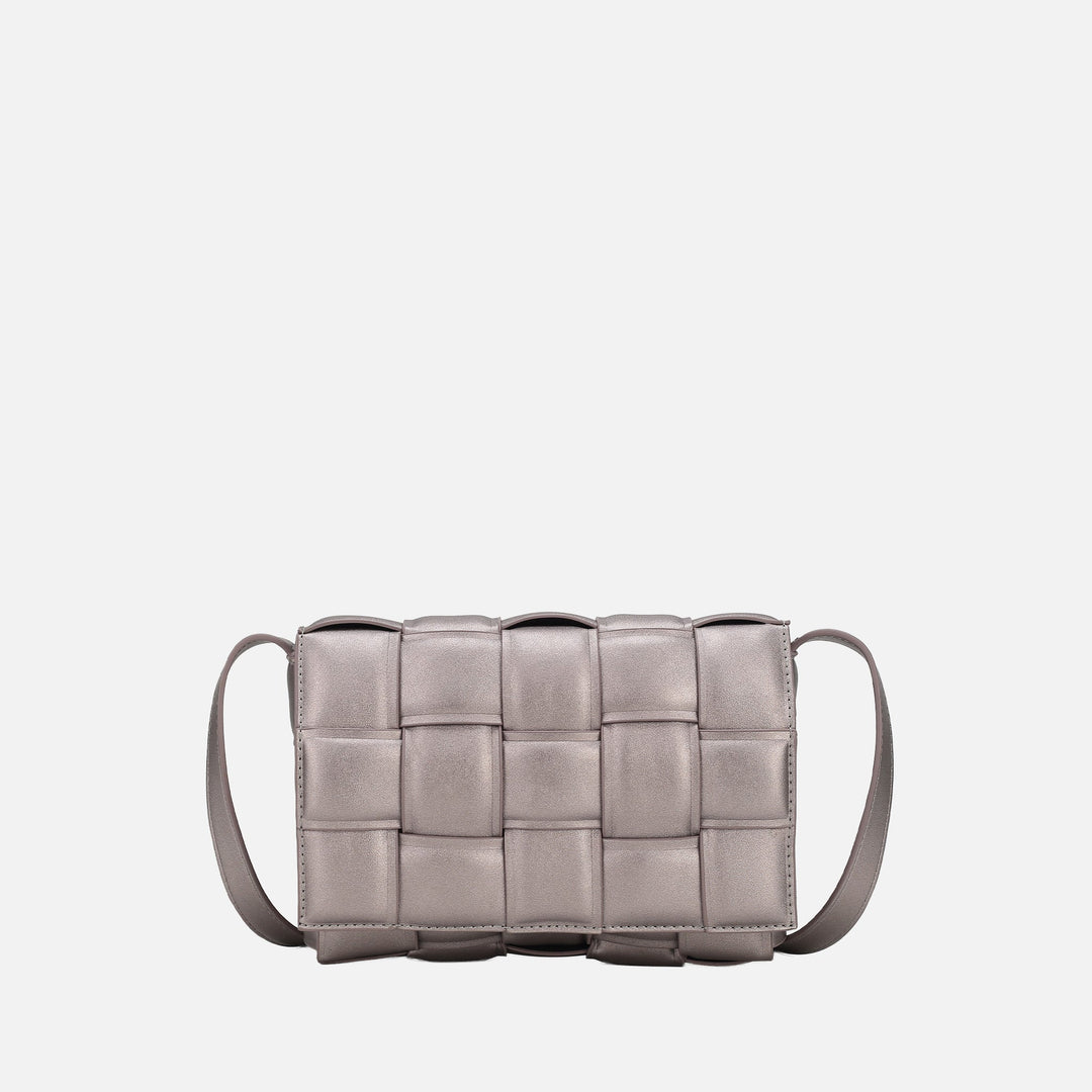 MKF Collection By Mia K Ginger Woven Shoulder Bag