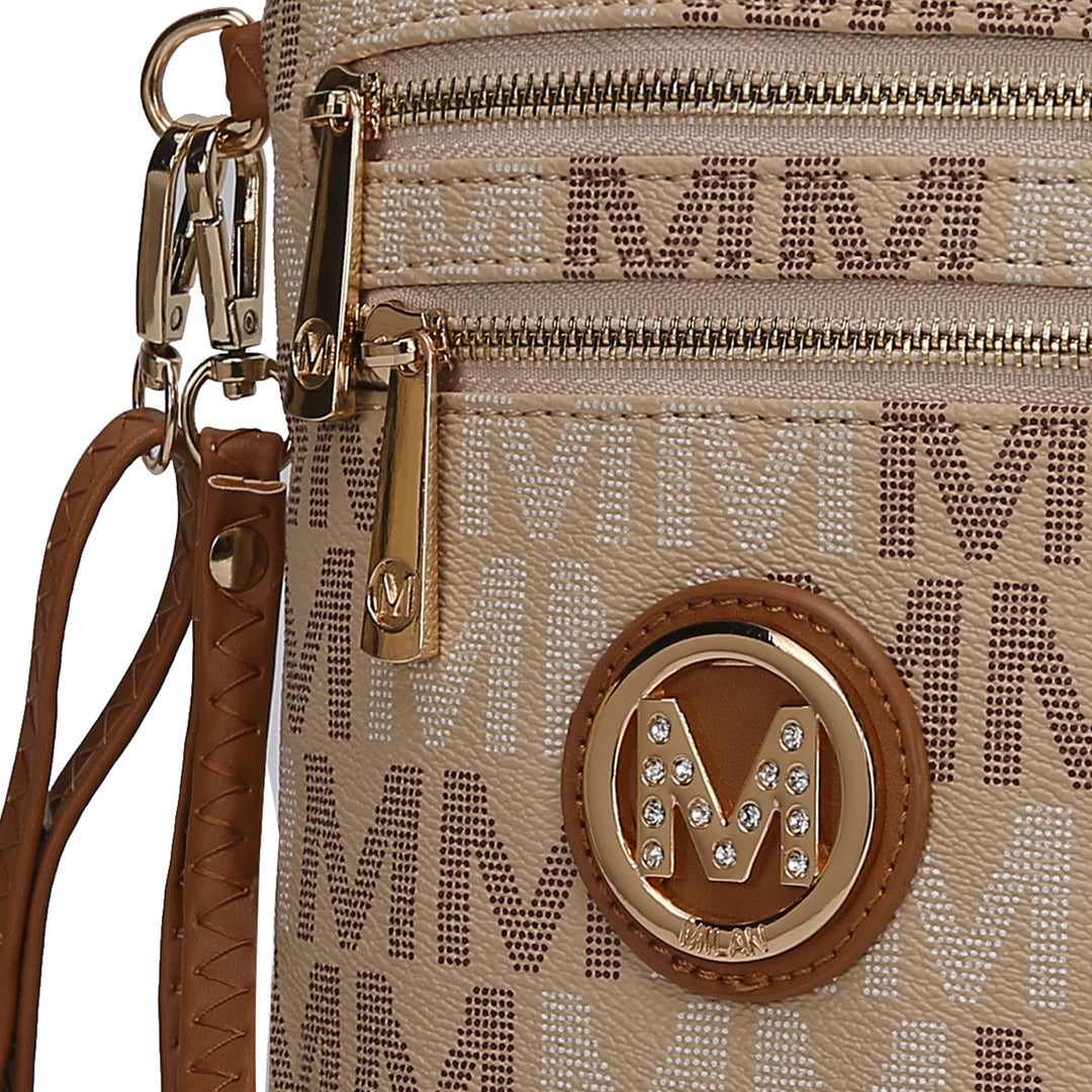 MKF Collection By Mia K Gaia Milan Signature Crossbody Bag