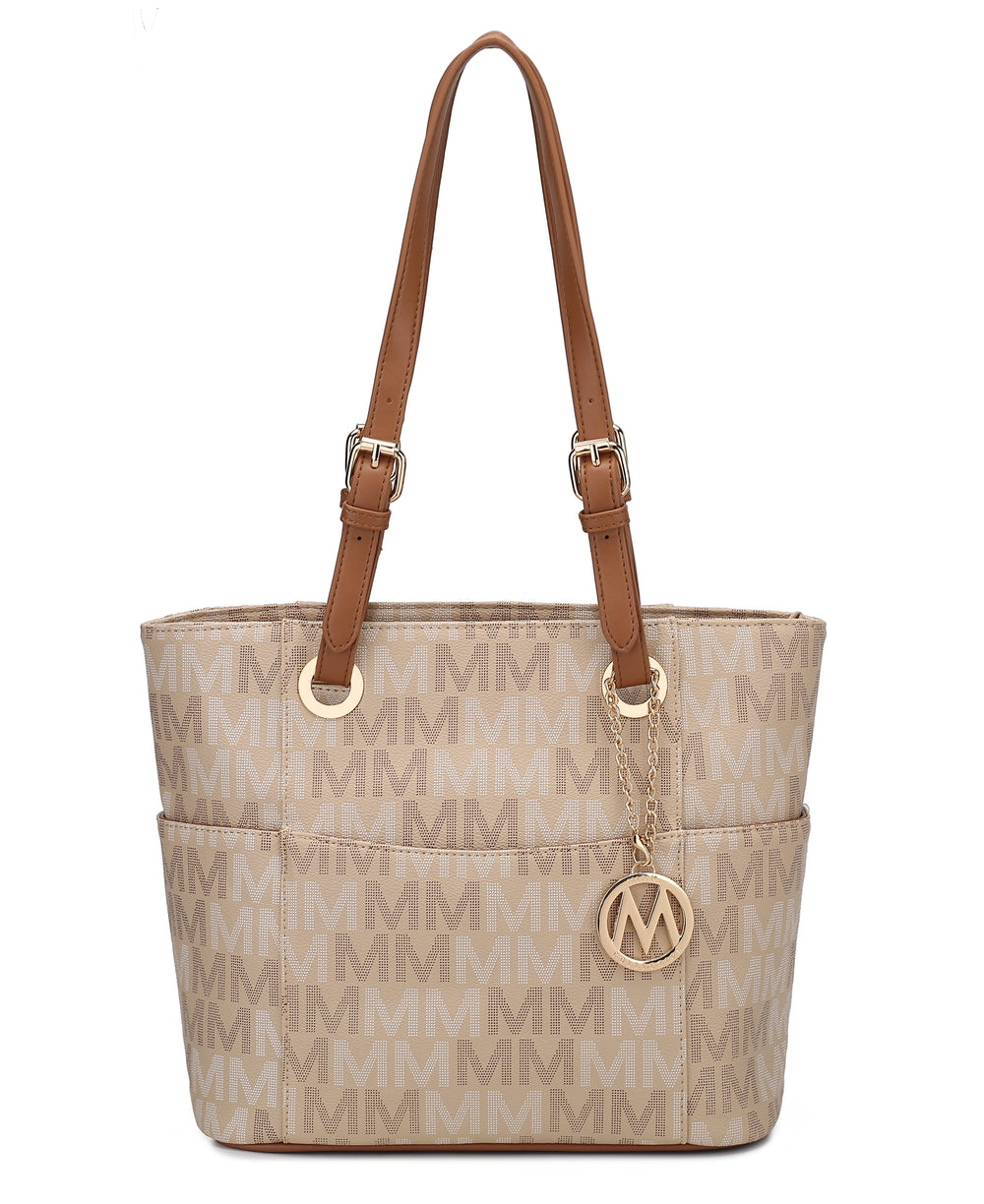Black MKF Collection By Mia K Cavalli Signature Tote Bag