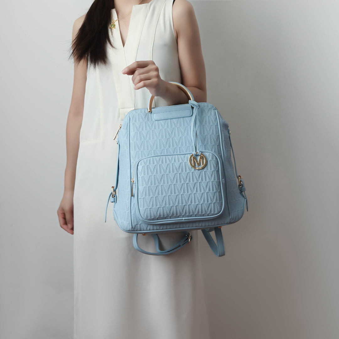 Black MKF Collection By Mia K Torra Signature Backpack