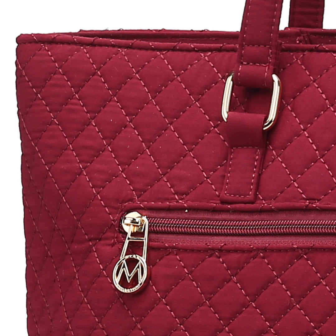Turquoise MKF Collection By Mia K Hallie Tote Bag 1