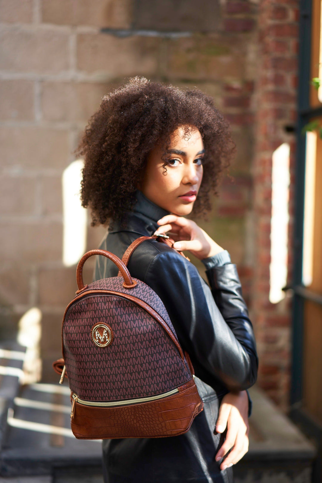 Tawny MKF Collection By Mia K Denice Signature Backpack