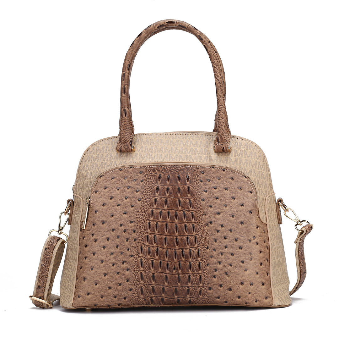 Red MKF Collection By Mia K Fiona Signature Tote Bag