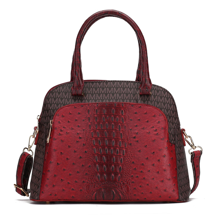 Navy MKF Collection By Mia K Fiona Signature Tote Bag