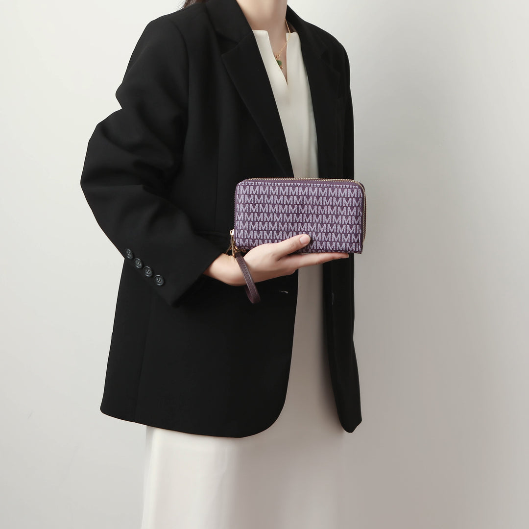 Denim Blue MKF Collection By Mia K Noemy Signature Wallet
