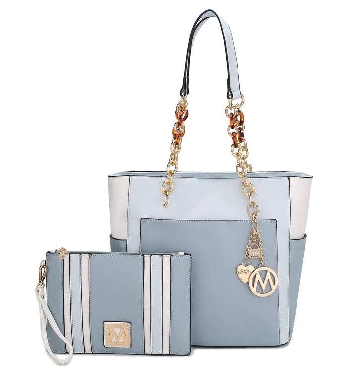 Olive MKF Collection By Mia K Rochelle Tote And Wristlet Set