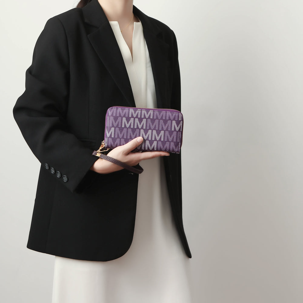 White MKF Collection By Mia K Hofstra Signature Wallet