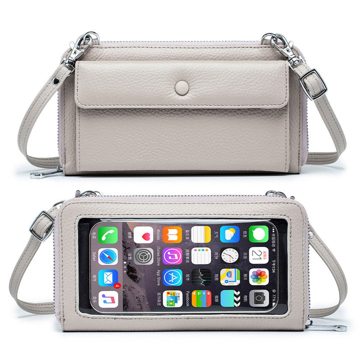 Ryann Genuine Leather Phone Wallet Crossbody 1