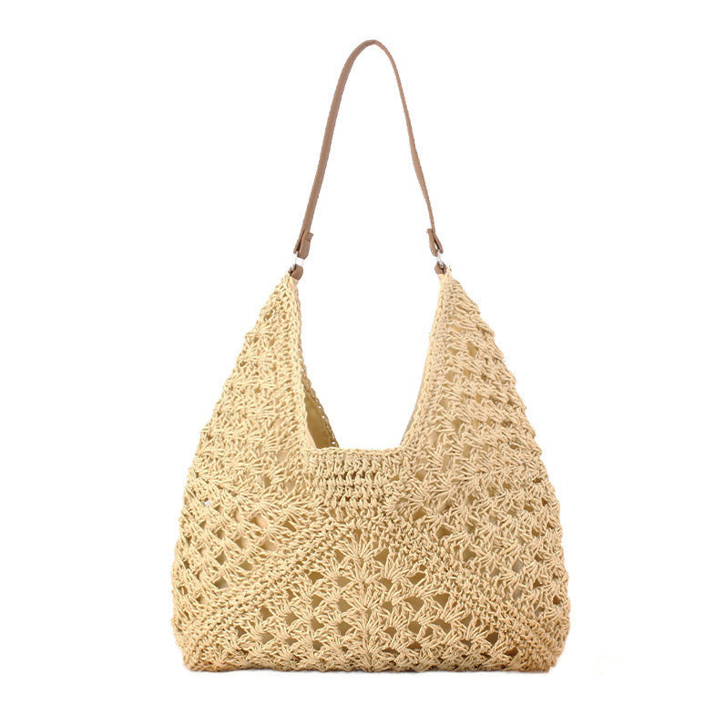 Dahlia Woven Straw Shoulder Bag 1