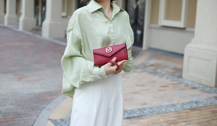 Seafoam MKF Collection By Mia K Grace Shoulder Bag And Set