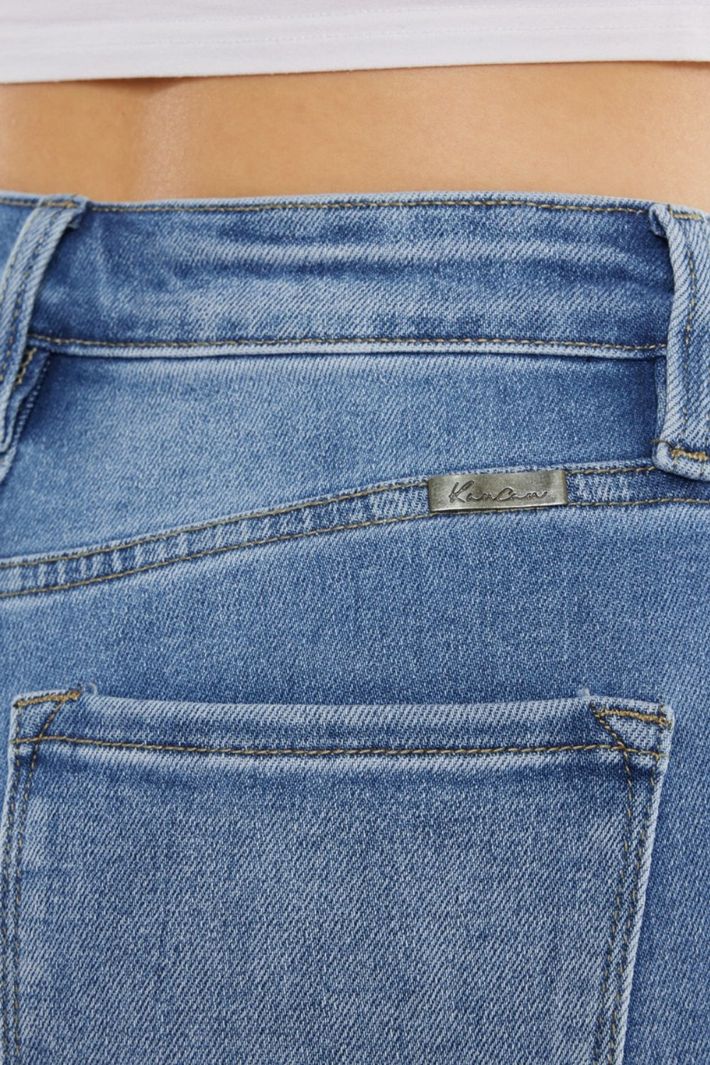 ML Kancan Full Size Cats Whiskers High Waist Jeans