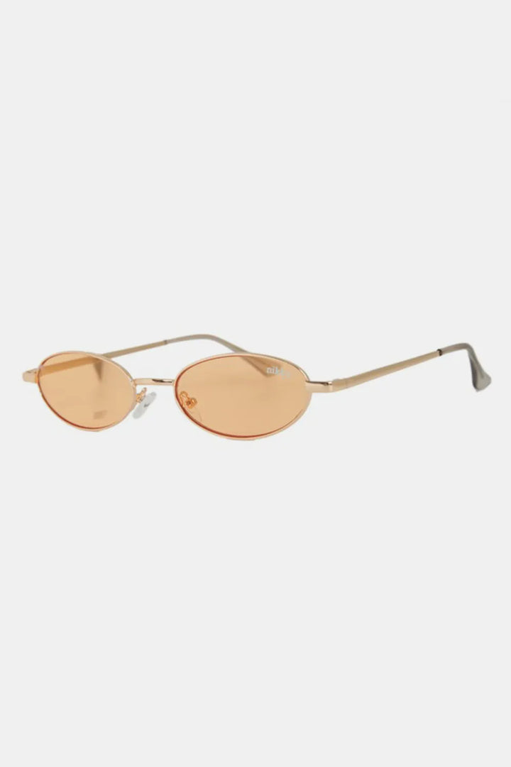 Nicole Lee Usa Metal Frame Finley Oval Sunglasses