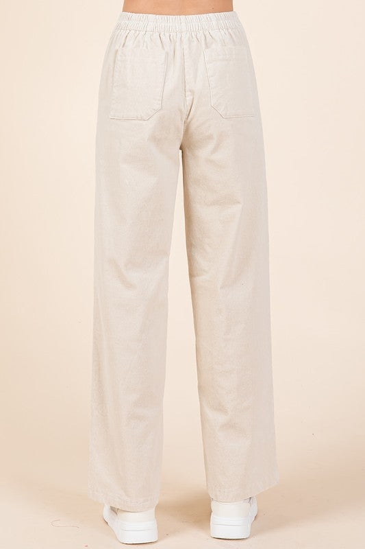 Bone Mittoshop Corduroy Back Elastic Waist Pants 2