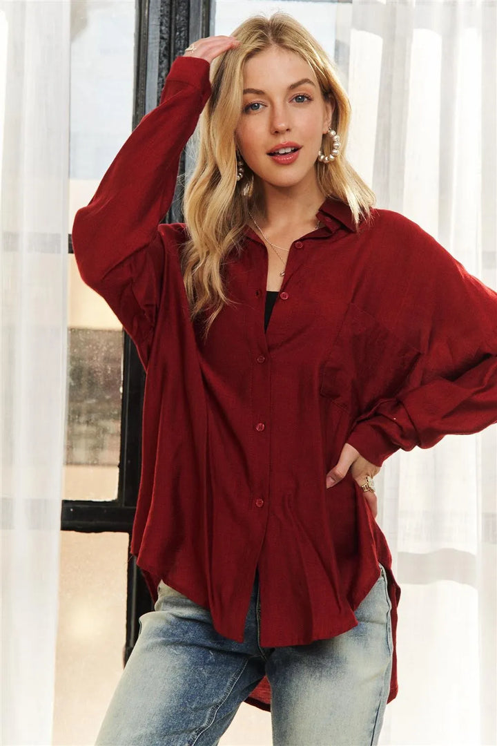 Adora Button Down Linen Shirt 1