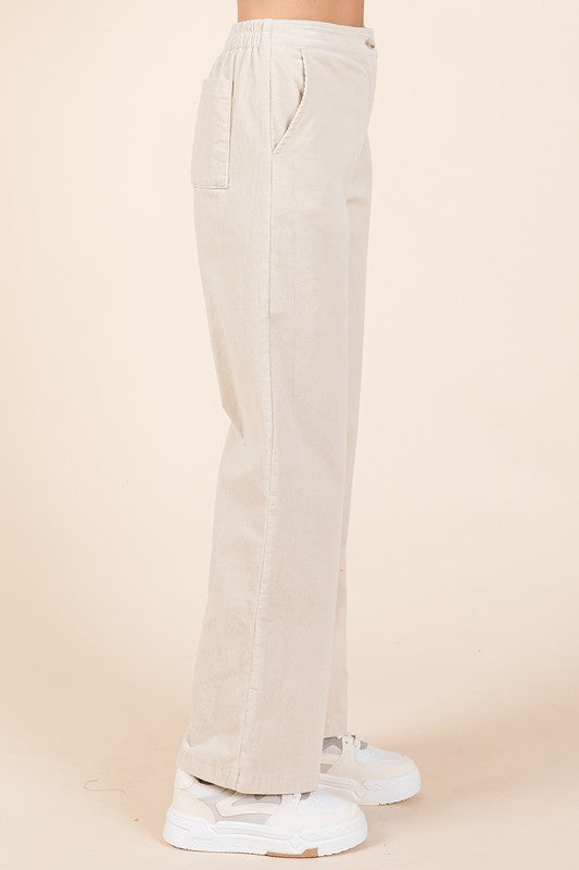 Bone Mittoshop Corduroy Back Elastic Waist Pants 2