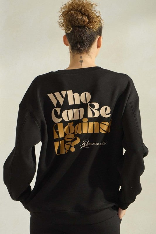 If God Is For Us Ultra Comfy Graphic Sweatshirt 1