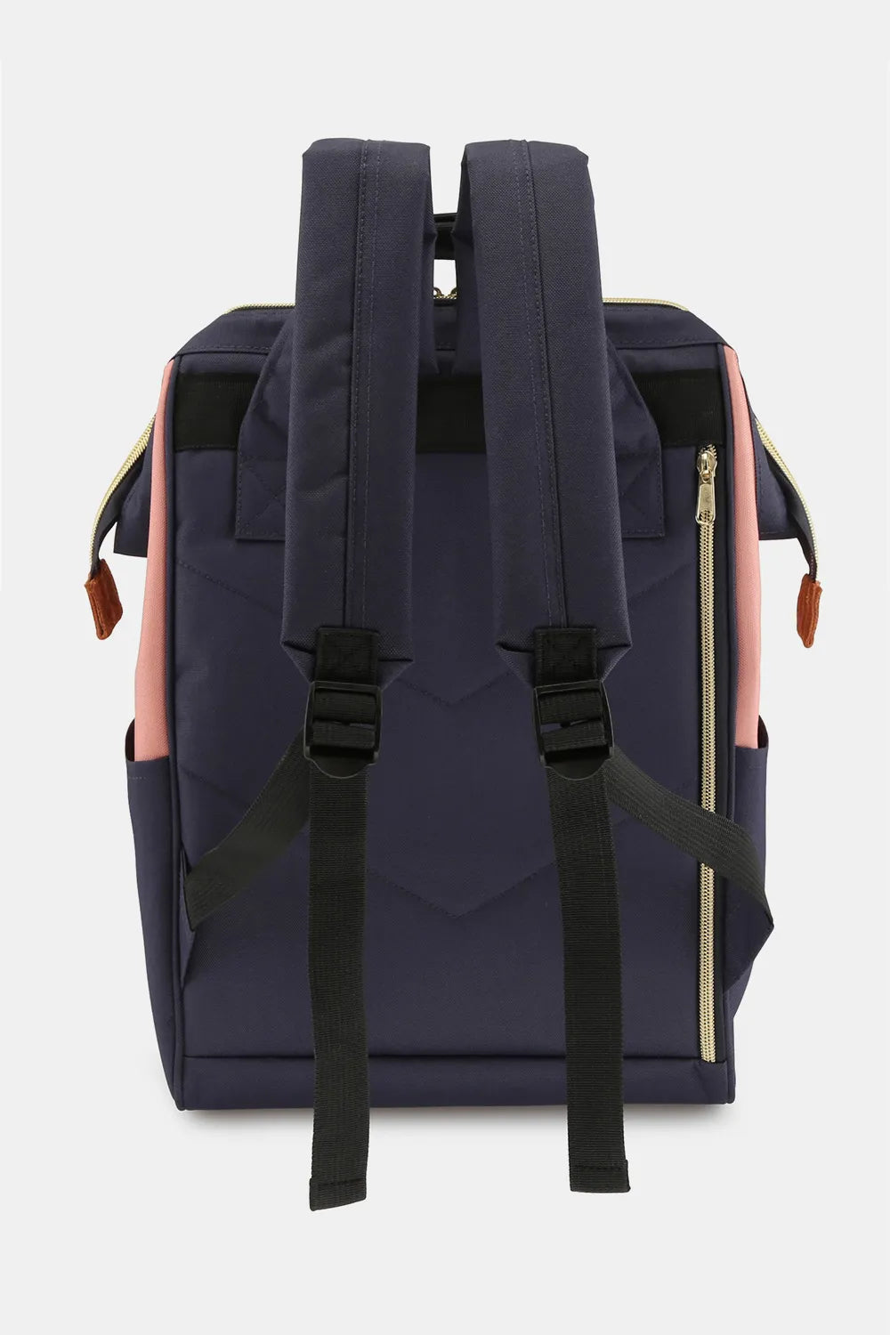 Lemon/Grey Himawari Waterproof Canvas Backpack Bag With Side Pockets