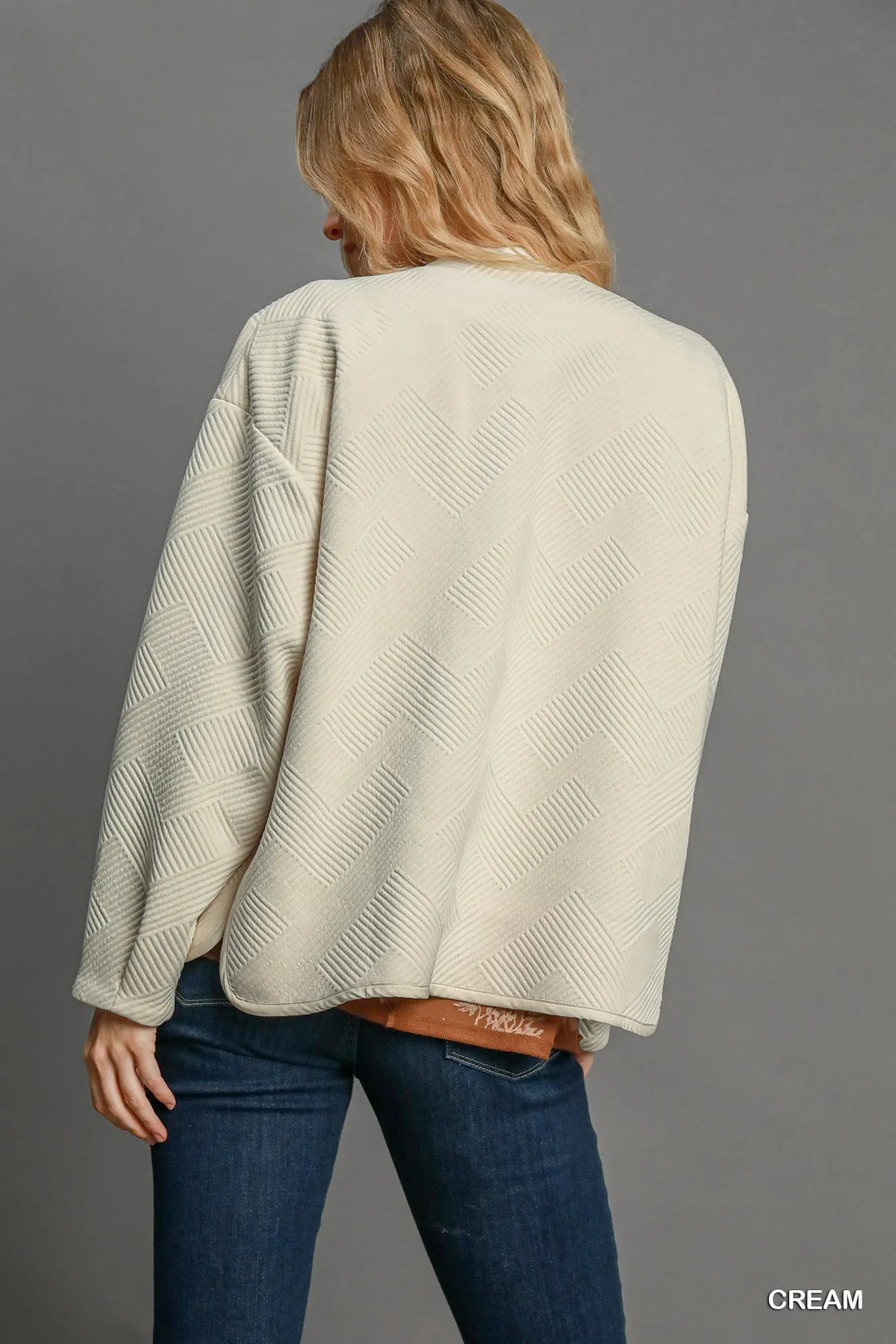 Umgee Textured Jacquard Jacket 1