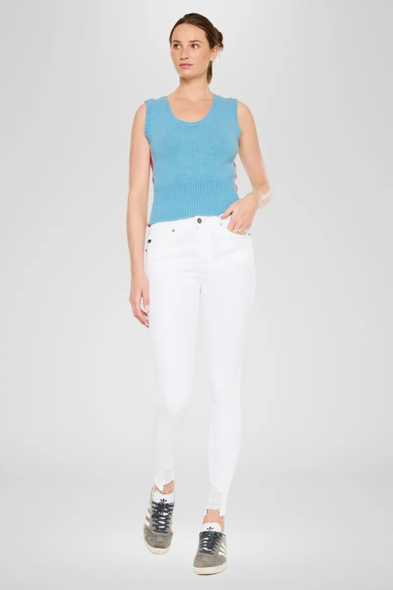 White Kancan High Rise Super Skinny Jeans 1
