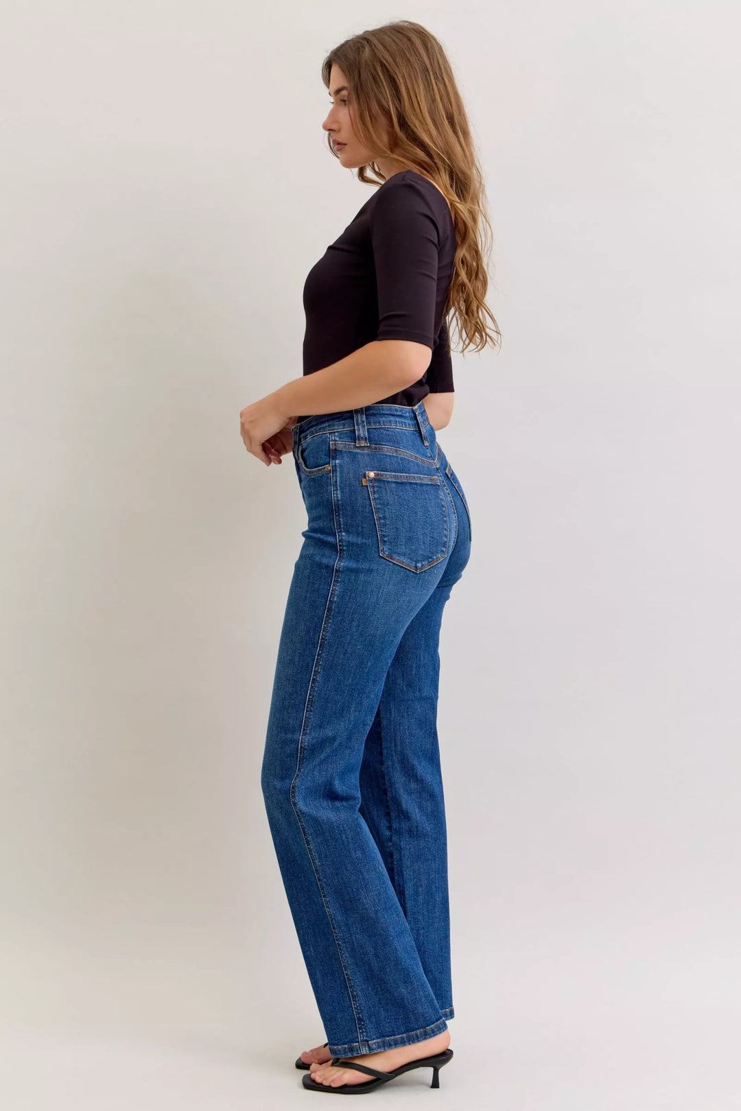 Md Judy Blue High Waist Tummy Control Straight Jeans