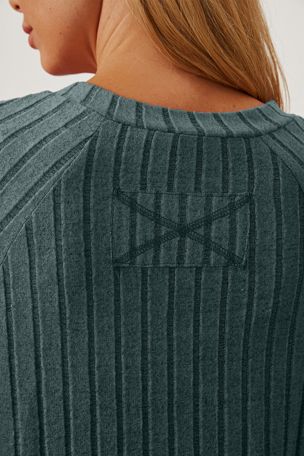 Rust Basic Bae Full Size Ribbed Thumbhole Sleeve T Shirt