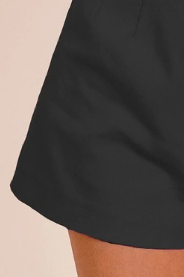 Black Bibi Bandless Tailored Shorts