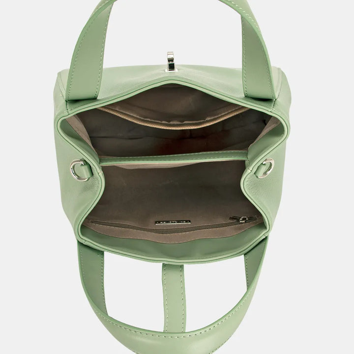 David Jones Pu Leather Bucket Bag